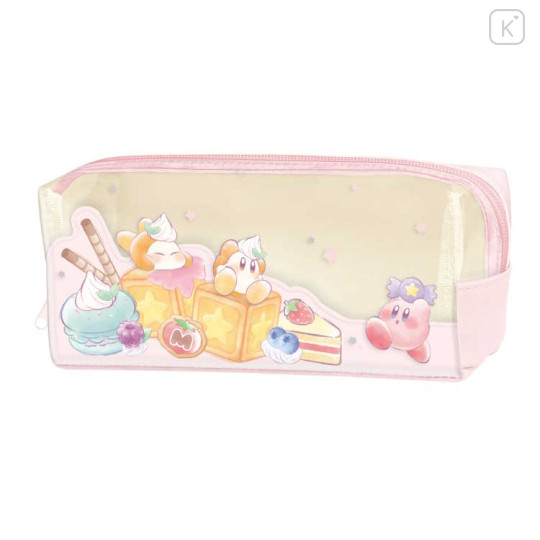 Japan Kirby Pen Pouch Pencil Case - Kirby & Waddle Dee / Everyone Sweets - 1