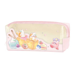 Japan Kirby Pen Pouch Pencil Case - Kirby & Waddle Dee / Everyone Sweets