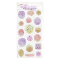 Japan Pokemon Melty Chouchou Clear Sticker - Mimikyu & Pikachu & Snorlax / Wax Style Seal