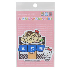 Japan Sanrio Vinyl Sticker - Hello Kitty / Shop Owner Tempura