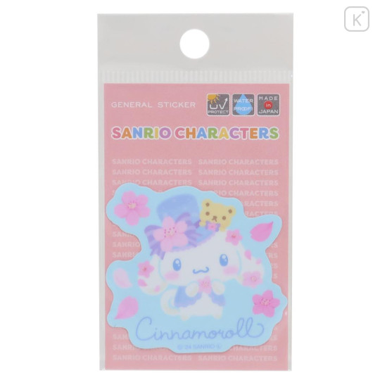 Japan Sanrio Vinyl Sticker - Cinnamoroll / Sakura - 1