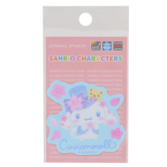 Japan Sanrio Vinyl Sticker - Cinnamoroll / Sakura