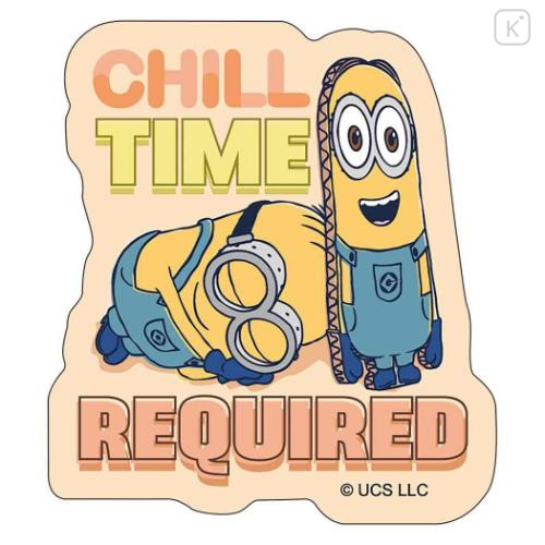 Japan Minions Vinyl Sticker Set - Chill Time / Despicable Me 4 - 4