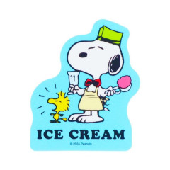 Japan Peanuts Vinyl Deco Sticker - Snoopy / Ice Cream