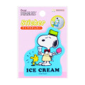 Japan Peanuts Vinyl Deco Sticker - Snoopy / Ice Cream - 3