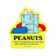 Japan Peanuts Vinyl Deco Sticker - Snoopy Travel / Lazy To Move