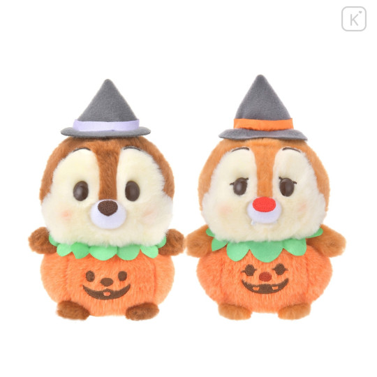 Japan Disney Store Urupocha-chan Plush - Chip : Halloween Pumpkin - 4