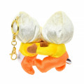 Japan Disney Store Fluffy Plush Keychain - Chip & Dale : Halloween Frightened Scream - 3