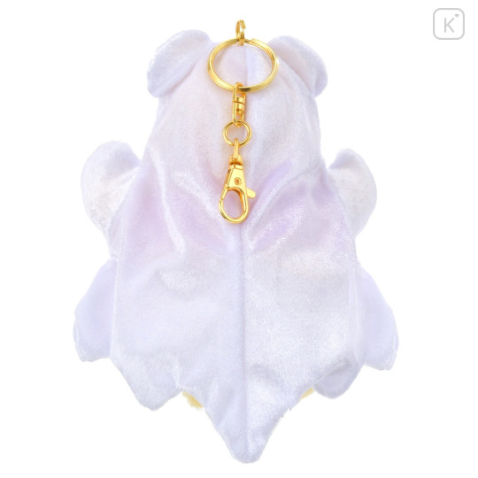 Japan Disney Store Fluffy Plush Keychain - Pooh : Halloween Candy Ghost - 3