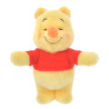 Japan Disney Store Fluffy Plush Keychain - Pooh : Halloween Candy Ghost - 4