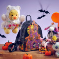 Japan Disney Store Fluffy Plush Keychain - Piglet : Halloween Pumpkin - 5