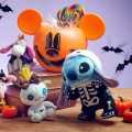 Japan Disney Store Fluffy Plush Toy - Stitch : Halloween Skeleton - 8