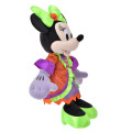 Japan Disney Store Fluffy Plush Toy - Minnie Mouse / Halloween Neon - 3