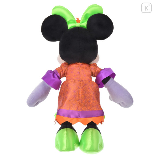 Japan Disney Store Fluffy Plush Toy - Minnie Mouse / Halloween Neon - 4