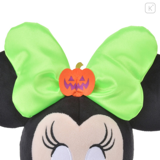 Japan Disney Store Fluffy Plush Toy - Minnie Mouse / Halloween Neon - 5