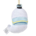 Japan Disney Store Fluffy Plush Keychain - Donald Duck / Halloween Ghost - 2