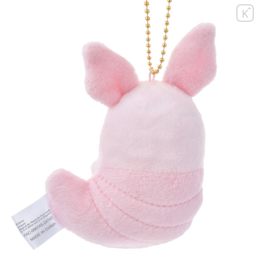 Japan Disney Store Fluffy Plush Keychain - Piglet / Halloween Ghost - 3