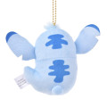 Japan Disney Store Fluffy Plush Keychain - Stitch / Halloween Ghost - 3