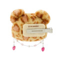 Japan Sanrio Original Face-shaped Hair Clip - Hello Kitty : Leopard Bear Yellow - 2
