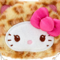 Japan Sanrio Original Face-shaped Hair Clip - Hello Kitty : Leopard Bear Yellow - 3