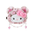 Japan Sanrio Original Face-shaped Hair Clip - Hello Kitty : Leopard Bear Pink - 1
