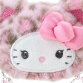 Japan Sanrio Original Face-shaped Hair Clip - Hello Kitty : Leopard Bear Pink - 3
