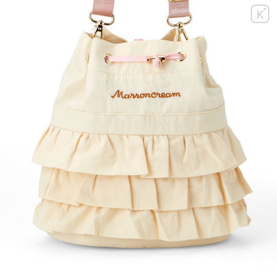 Japan Sanrio Drawstring Shoulder Bag - Marron Cream - 2