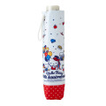 Japan Sanrio Folding Umbrella - Hello Kitty 50th Anniversary Red - 2