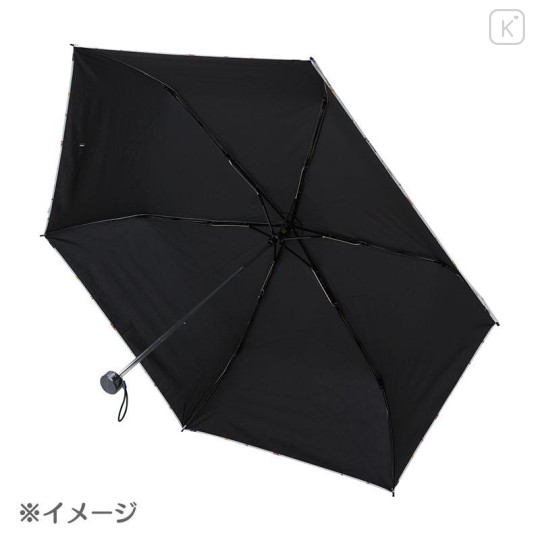 Japan Sanrio Folding Umbrella - Hello Kitty 50th Anniversary Navy - 5