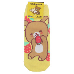 Japan San-X Socks - Rilakkuma / Love Strawberry