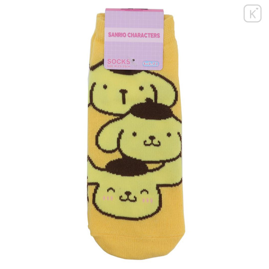 Japan Sanrio Socks - Pompompurin Faces - 1