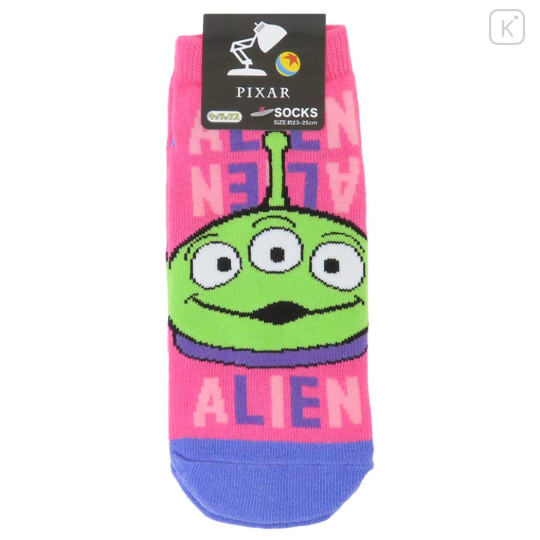 Japan Disney Socks - Toy Story Aliens / Pink - 1