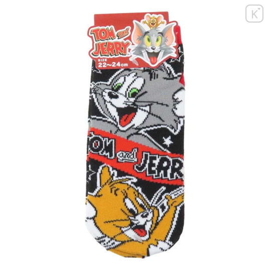 Japan Tom and Jerry Socks - Black - 1