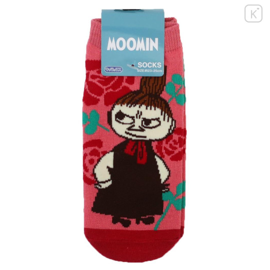 Japan Moomin Socks - Little My / Rose - 1