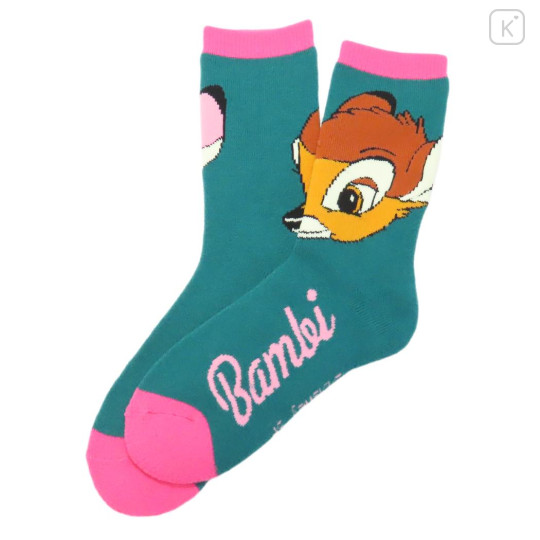 Japan Disney Crew Socks - Bambi - 1