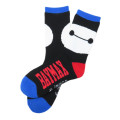 Japan Disney Crew Socks - Baymax : Black - 1