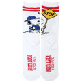 Japan Peanuts Crew Socks - Snoopy / Stop White - 2