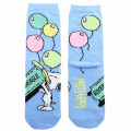 Japan Peanuts Crew Socks - Snoopy / Balloon Blue - 1