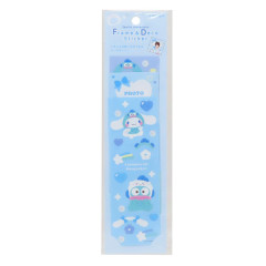 Japan Sanrio Frame Deco Sticker - Cinnamoroll & Hangyodon / Blue