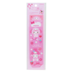 Japan Sanrio Frame Deco Sticker - My Melody & My Sweet Piano / Pink