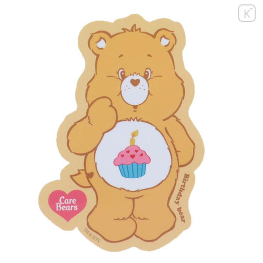 Japan Care Bears Vinyl Sticker - Birthday Bear - 1