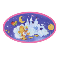 Japan Care Bears Vinyl Sticker - Birthday Bear Night Castle