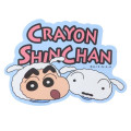 Japan Crayon Shin-chan Vinyl Sticker - Shinnosuke Nohara & Shiro / Blue - 1