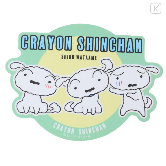 Japan Crayon Shin-chan Vinyl Sticker - Shiro - 1