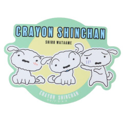 Japan Crayon Shin-chan Vinyl Sticker - Shiro