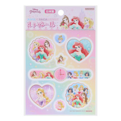 Japan Disney Body Sticker - Princess Ariel & Belle & Rapunzel / Heart Watch