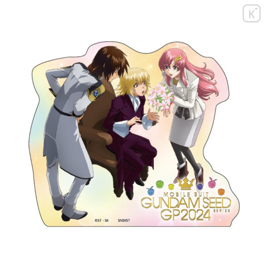 Japan Mobile Suit Gundam Seed Vinyl Sticker - Cagalli Kira Lacus - 1