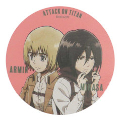 Japan Attack on Titan Vinyl Sticker - Armin & Mikasa