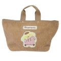 Japan Sanrio Fluffy Mini Tote Bag - Pompompurin / Hoodie - 1