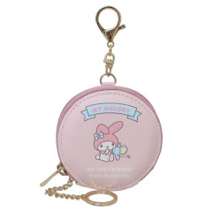 Japan Sanrio Round Mini Pouch - My Melody / Friend